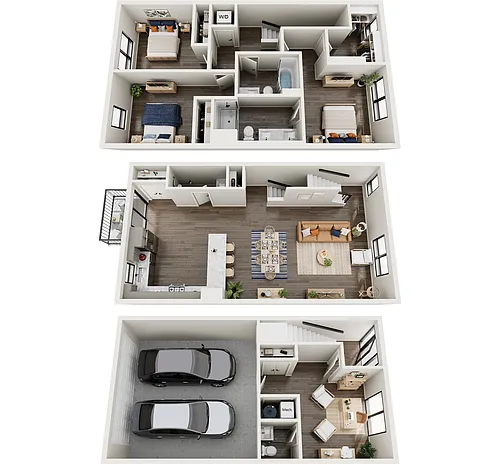 Floor plan Willow Townhome