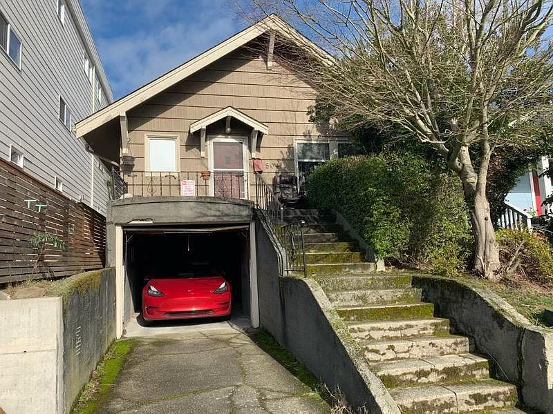 Street view and garage