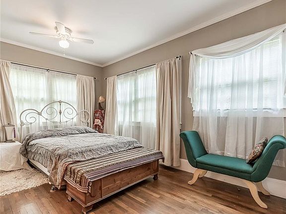 Large sunny bedroom