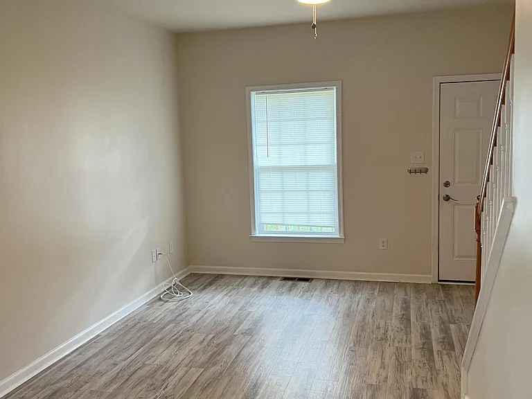 Bright, open living space with durable luxury vinyl flooring and easy flow for everyday living.