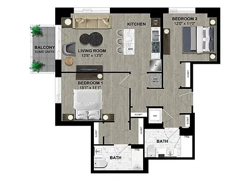 Floor plan B13