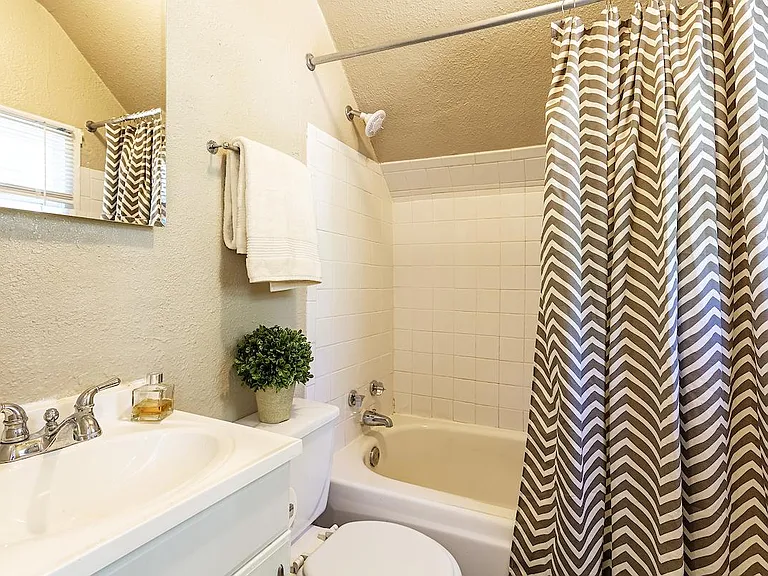 Clean bathroom