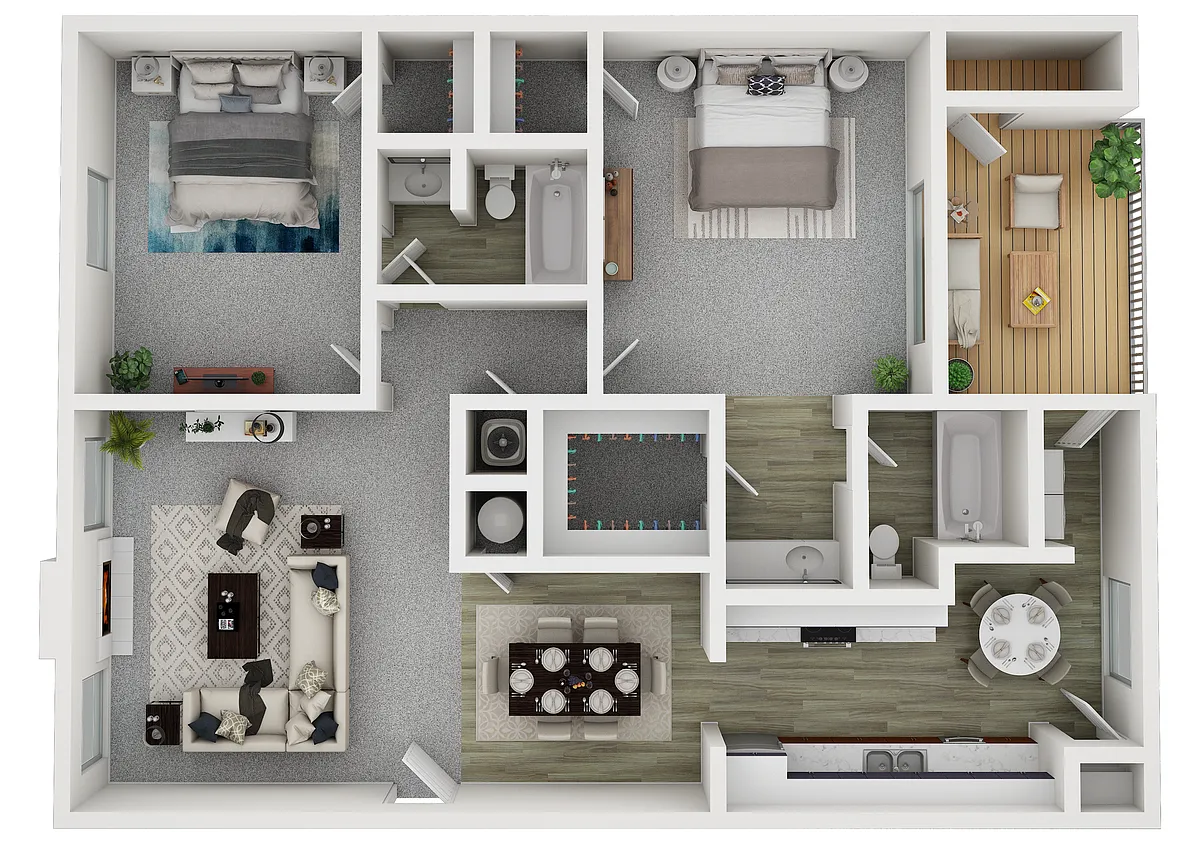 Floor plan Hickory