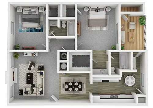 Floor plan Hickory