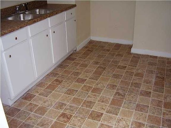 Updated kitchen with new vinyl