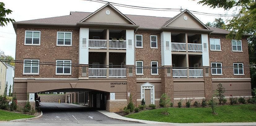 Building view from Grinstead drive
