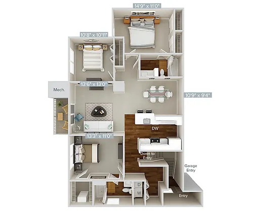 Floor plan C2G-P