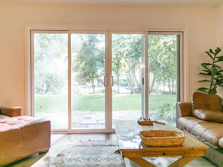 Example of main living room with furnishings. (these furnishings not included).