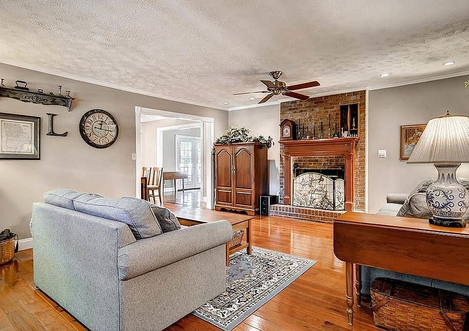 living room fireplace