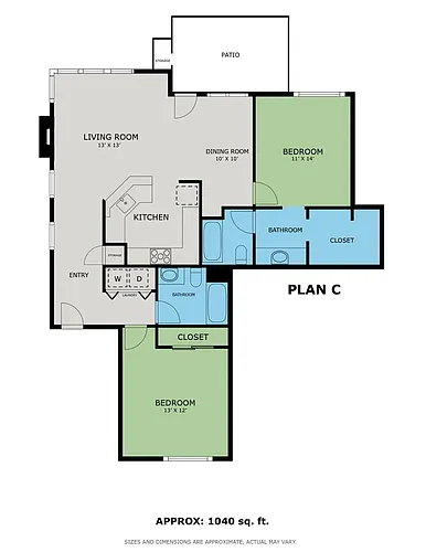 Floor plan Plan C