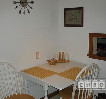 Eat in the kitchen ....