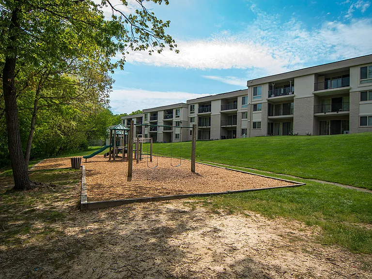 Wooded Playground Area Side