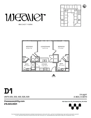 Floor plan D1