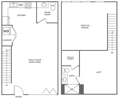 Floor plan S6 Live/Work Loft