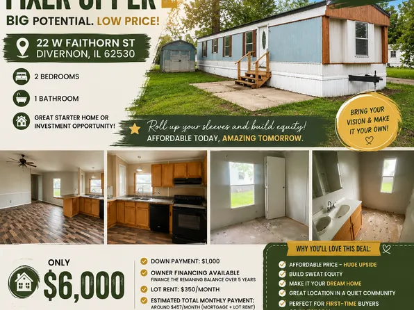 22 W Faithorn St, Divernon, IL 62530