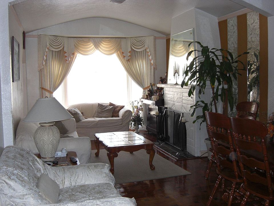 Spacious Living Room with Fireplace