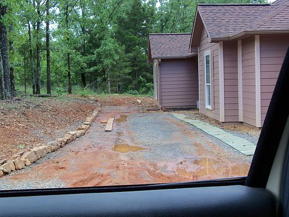 Driveway in front of house