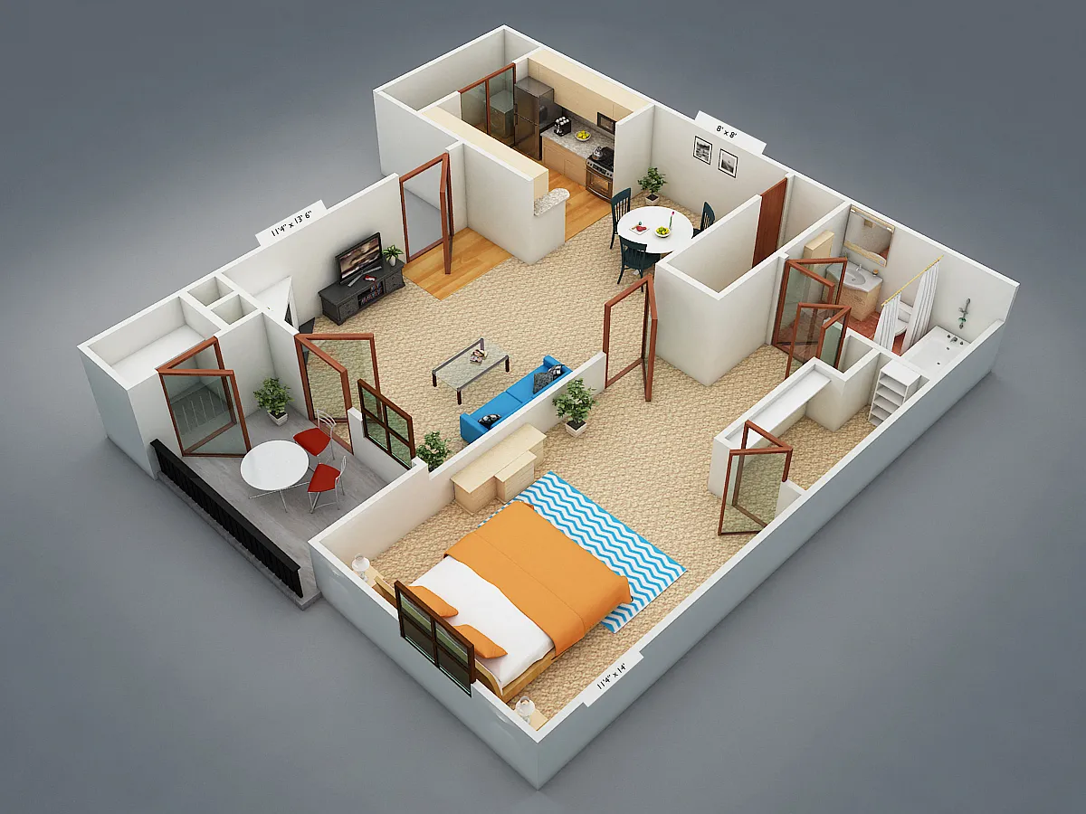Floor plan A