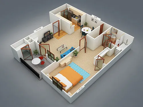 Floor plan A