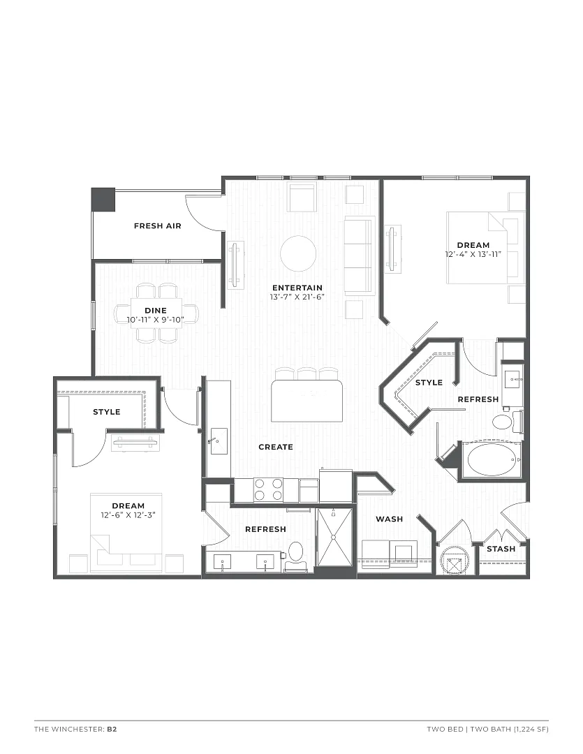 Floor plan B2