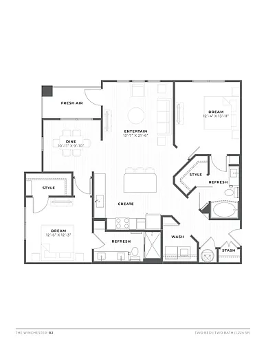 Floor plan B2