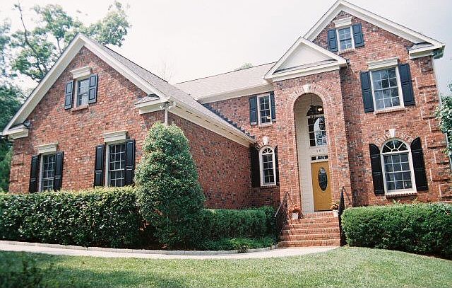 1st Floor master/Brick front