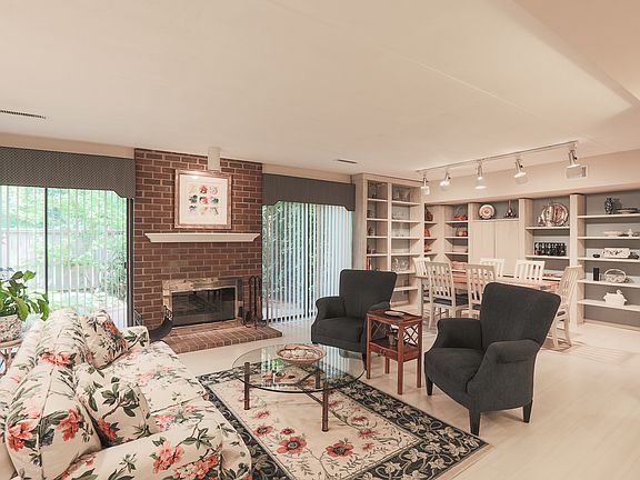 Living Room & Fireplace