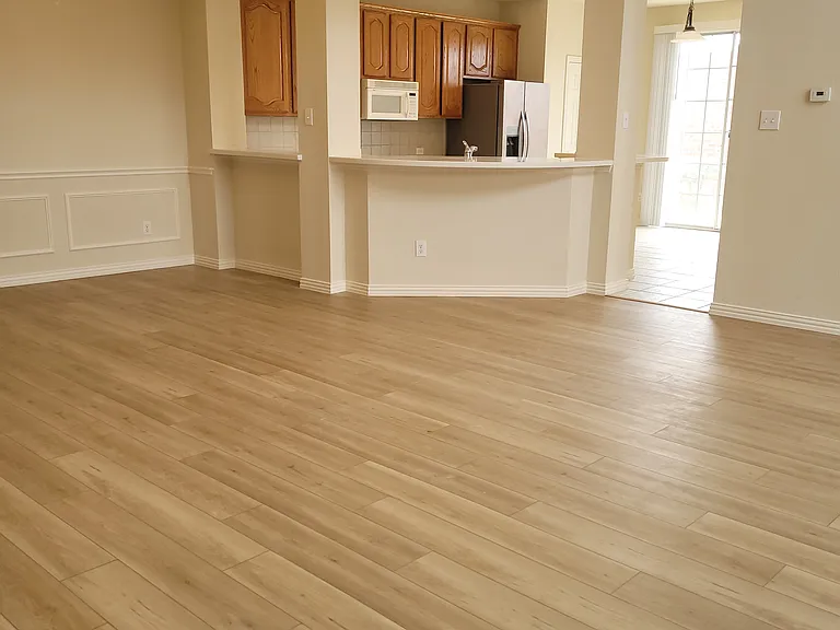 living room toward kitchen