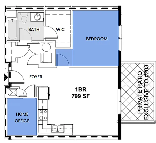 Floor plan A1E