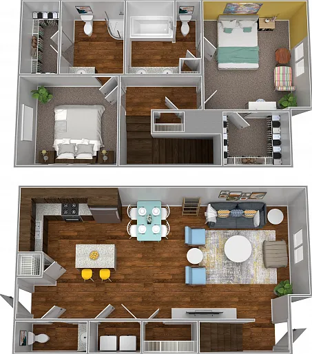 Two Bedroom Townhome Two Bedroom Townhome
