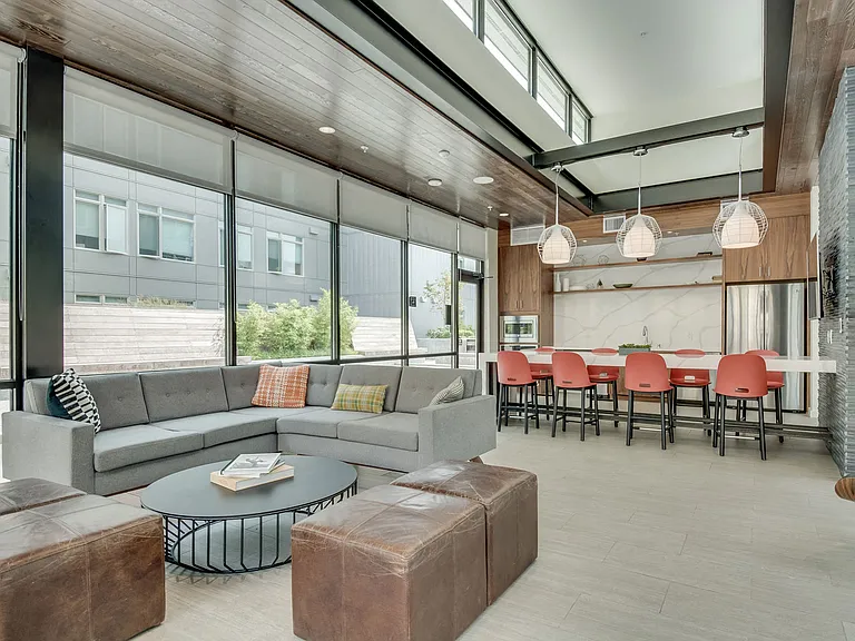 The Jewel Box is a glass enclosed club room in the middle of our 3rd floor courtyard