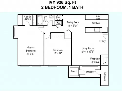 Floor plan Ivy