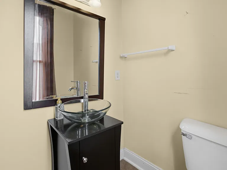 downstairs half bath