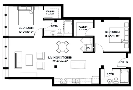Floor plan Lofts | Timber 5