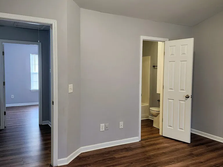 Bathroom access from bedroom one