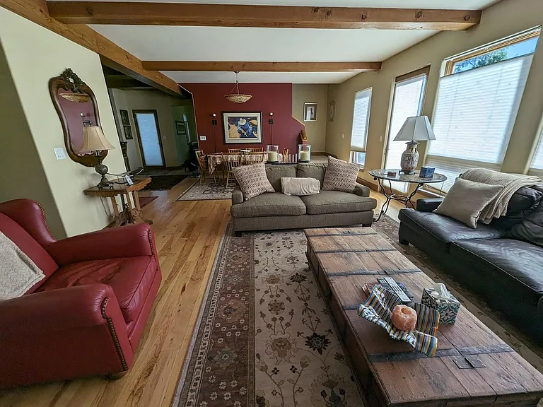 Living room looking to dining room