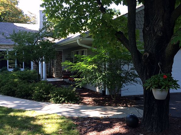 front view from street