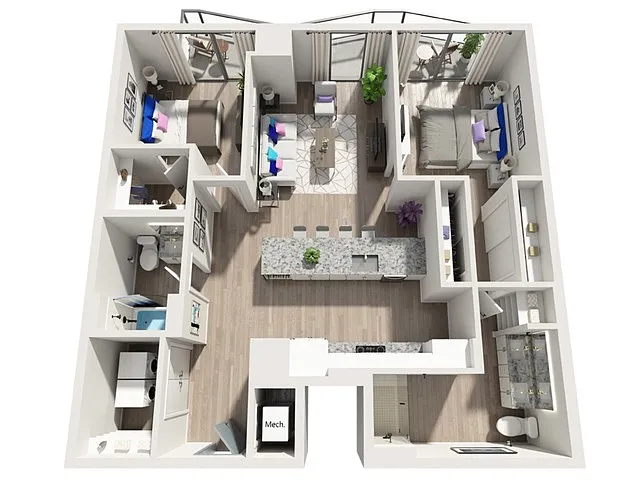 Floor plan B6PH
