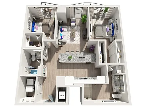 Floor plan B6PH