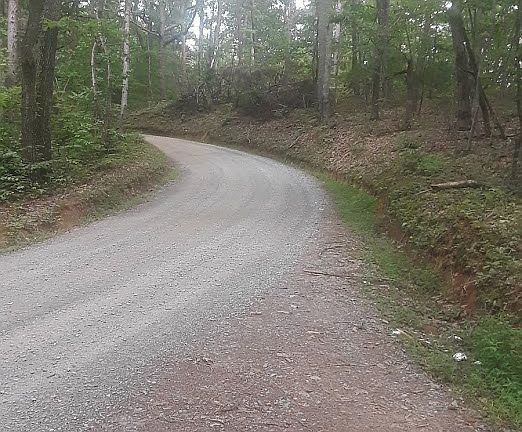 Road in front of lot 3