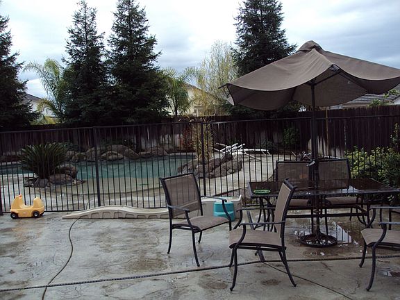 Stamped concrete and R.V. parking