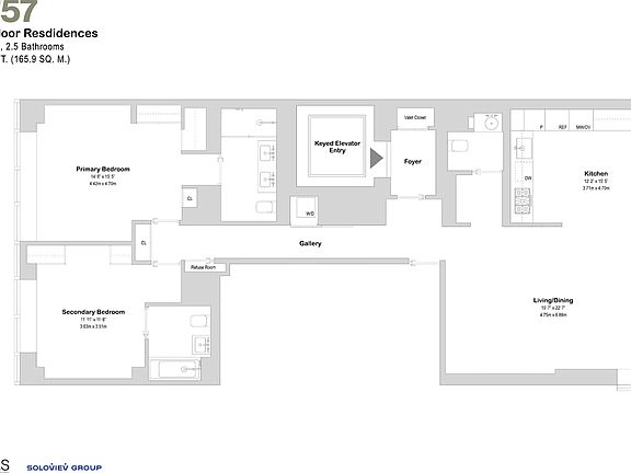 2nd image of 7 W 57th St #8