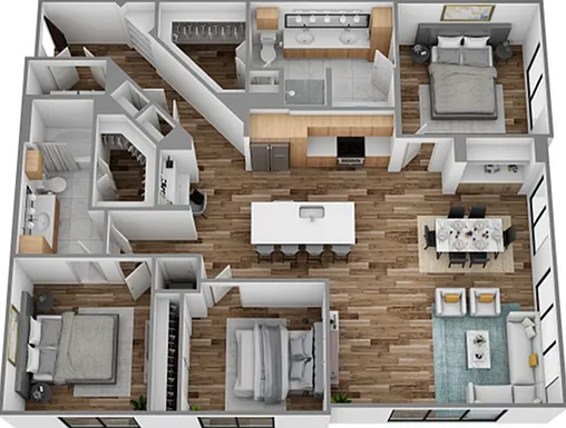 3D S Floorplan 3D S Floorplan