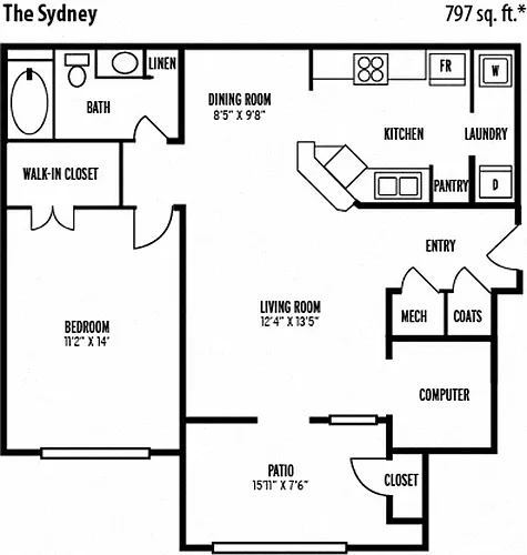 Floor plan Sydney