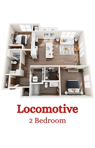 Floor plan Locomotive