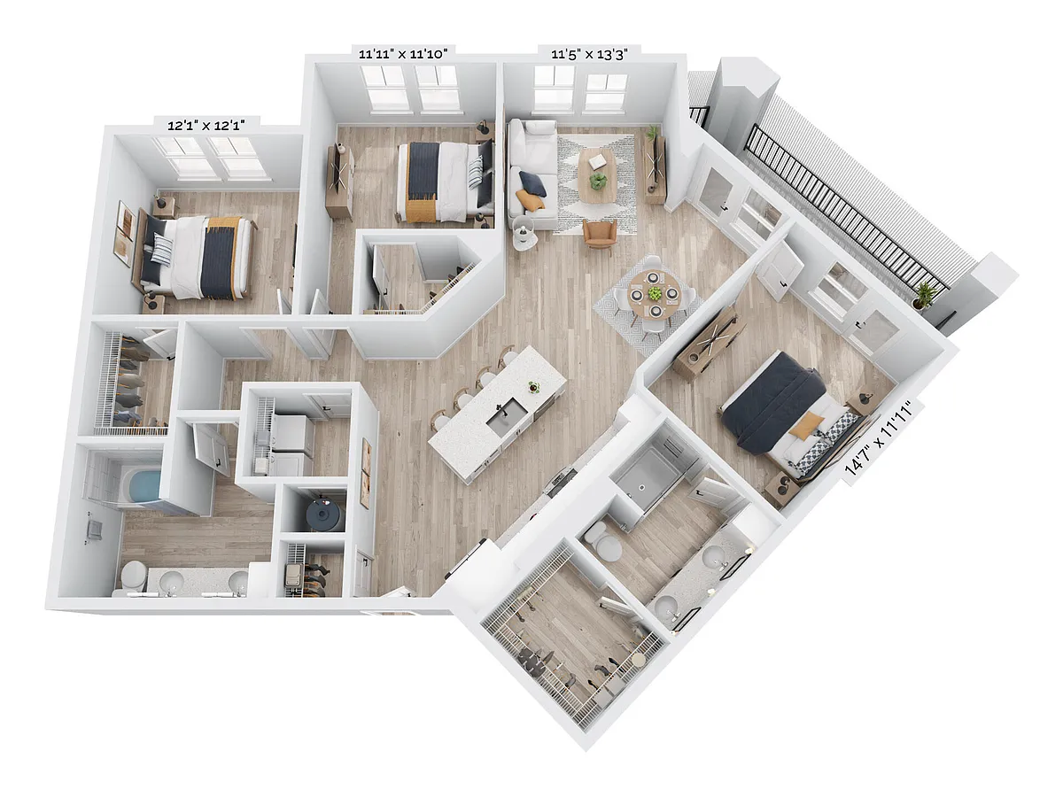 Floor plan C1