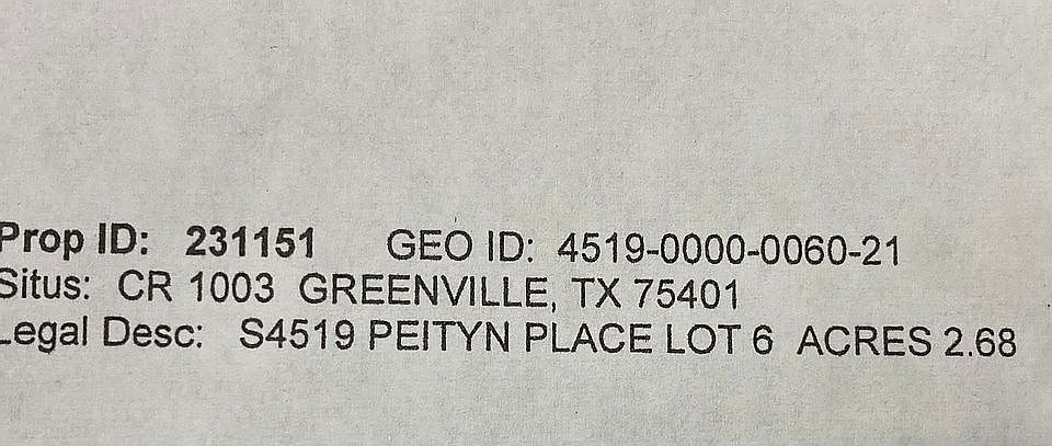 1st image of 231151 Hunt County Rd #1003