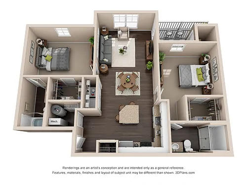 Floor plan The Dickens