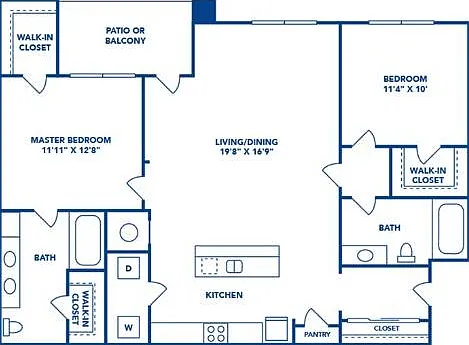 2 Bedroom | 2 Bath | 1175 SF 2 Bedroom | 2 Bath | 1175 SF
