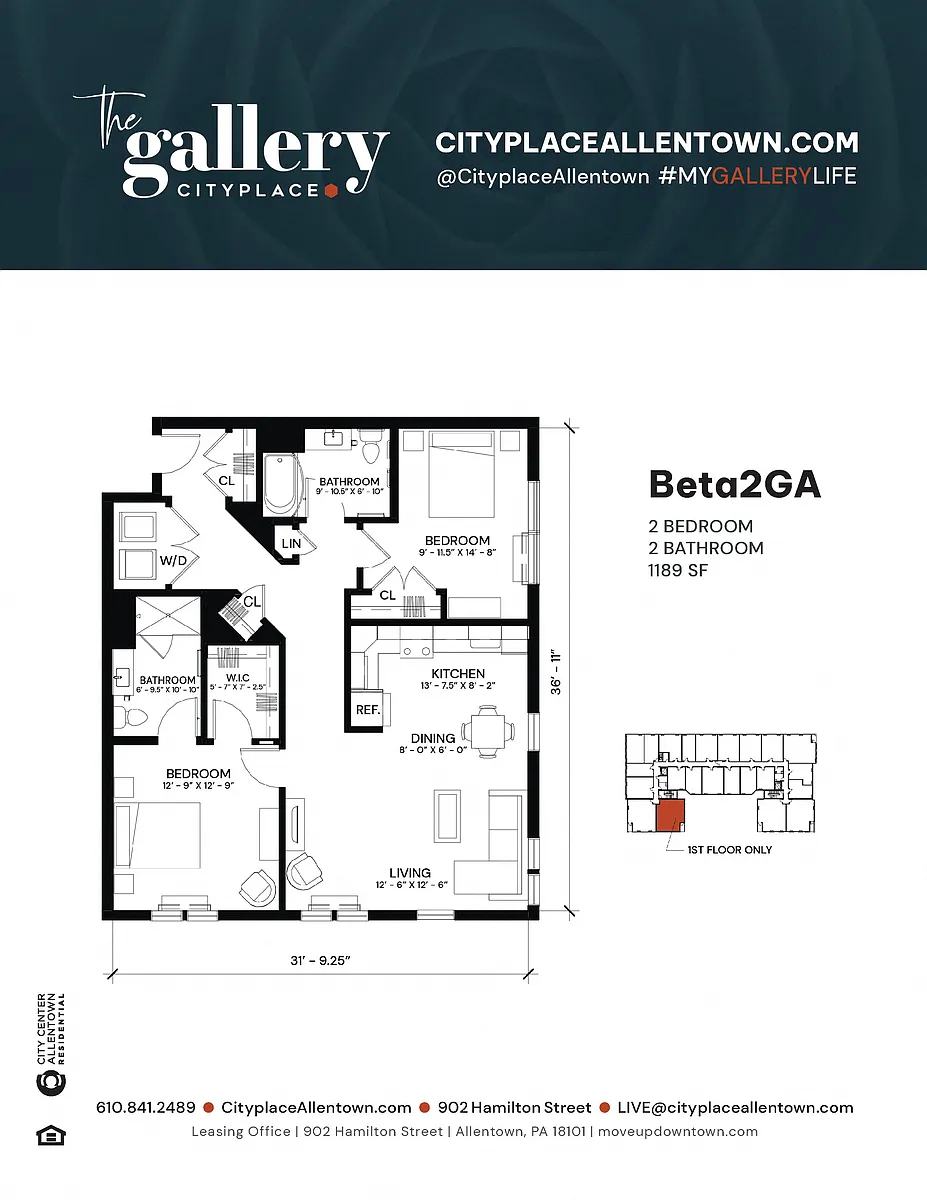 Floor plan Beta2GA